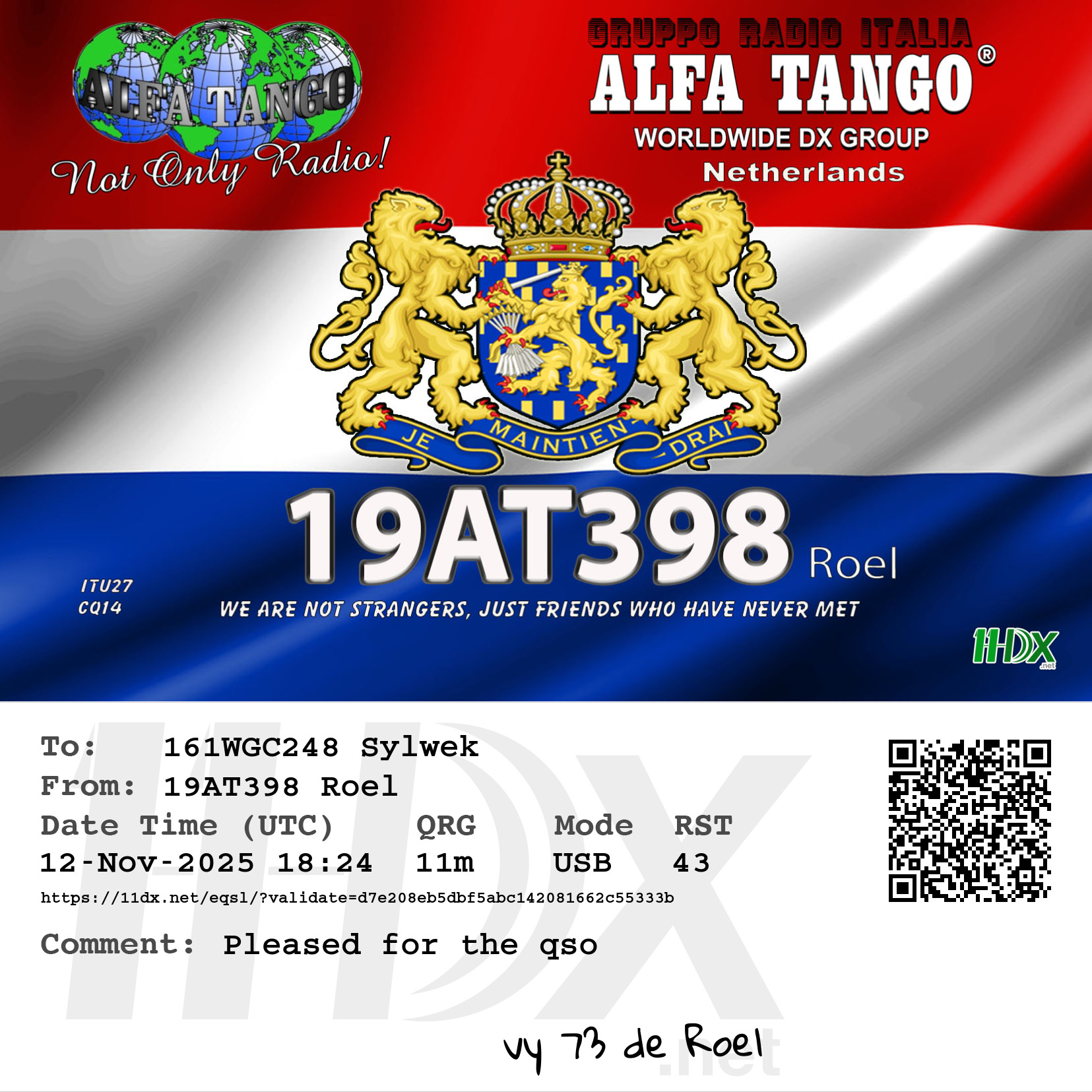 QSL #123