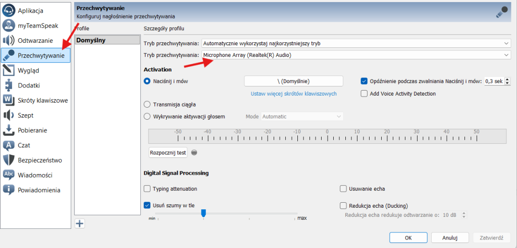 Urządzenie nagrywania